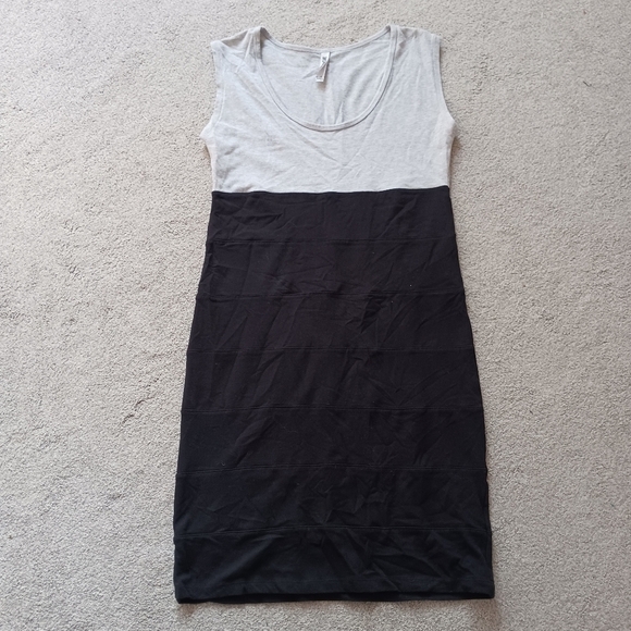 Garage Dresses & Skirts - GARAGE TWO TONED BLACK AND GRAY MINI TANK
